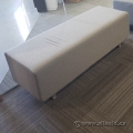 Grey Fabric Seating Bench